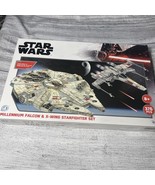 Star Wars Millennium Falcon X-Wing Starfighter Model Kit 3D New - $302.85 MXN