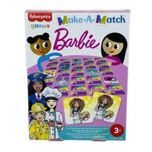 Barbie Memory Game Fisher Price Make-A-Match Game NEW SEALED - $11.30