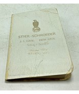 Vintage Advertising Pocket notepad Calendar 1952 Stier Schroeder Case Su... - $13.09 CAD