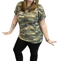 Andree By Unit waffle knit top in Camo - £26.81 GBP