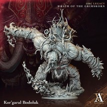 3D Printed Archvillain Games Kor’garal Bodoluk Orc Legacy Wrath of the Grimskorn - $67.24 - $75.66