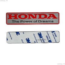 Honda emblem METAL the power of dreams city civic accord crv hrv jazz - £19.73 GBP