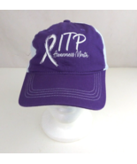 ITP Awareness Month Women&#39;s Mesh Back Purple &amp; White Snapback Baseball Cap - $237.71 MXN