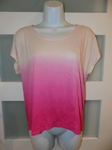 Mossimo Pink Print Short Sleeve Size S Women&#39;s - $15.00