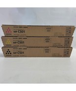 3 New Genuine Ricoh MP C501,C501SP MYK Print Cartridges 842243,45,46(No ... - $3,402.10 MXN