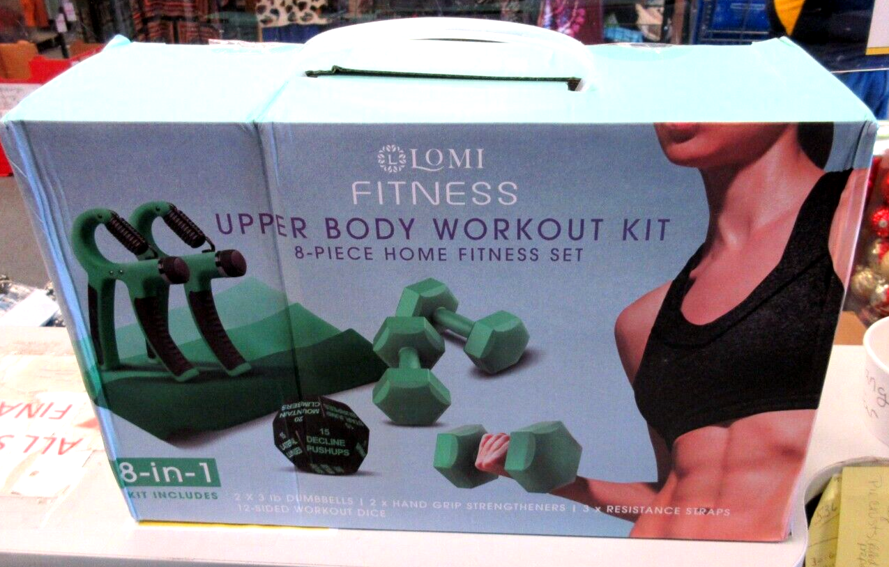 Core Full Body Workout Kit: 12-Piece Home Fitness Set
