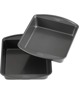 Perfect Results Premium Non-Stick Square Cake Pan, 8 Inch, Set of 2 - £13.68 GBP