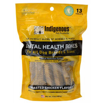 Indigenous Dental Health Bones - Chicken Flavor for Optimal Canine Oral Care - £28.36 GBP+