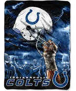 INDIANAPOLIS COLTS NFL FOOTBALL SUPERSOFT PLUSH RASCHEL THROW BLANKET 60... - £41.63 GBP