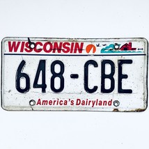  United States Wisconsin Dairyland Passenger License Plate 648-CBE - £6.57 GBP