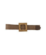 Fashion Square Straw Buckle Belt - £13.28 GBP