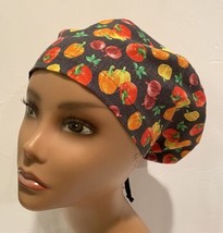 NEW Euro Style Surgical Scrub Cap Bright Bell Peppers, Pediatric OR, Off... - $19.79