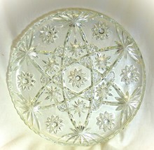 Anchor Hocking Glass Platter EAPG Star of David - £27.62 GBP