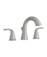 Glacier Bay Irena 8 in. Widespread 2-Handle Bathroom Faucet in Brushed N... - $54.35