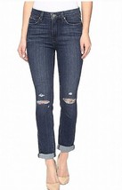 PAIGE Womens Jeans Hoxton Crop Skinny Fit Lani Denim Blue Size 27W 3076697-3904 - £77.78 GBP