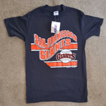 New Vintage San Francisco Giants MLB Baseball Black T-shirt Size S DeadS... - $28.04