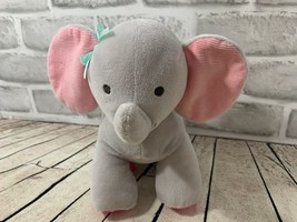 Carter&#39;s Child of Mine wind-up animated musical plush elephant Twinkle T... - £10.24 GBP