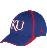  Adidas NCAA College KANSAS JAYWAWKS Football Curved Hat Cap Size L/XL - £19.17 GBP