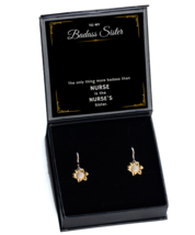 Ear Rings For Sister, Nurse Sister Earring Gifts, Sister To Sister Gifts,  - £40.17 GBP