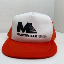Marysville Brush Vintage Trucker Hat Mesh Cap Snapback - £9.65 GBP