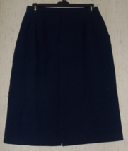 New Womens Vintage Bend Over Levi Strauss Navy Blue Gabardine Skirt Size 18W /32 - £26.06 GBP