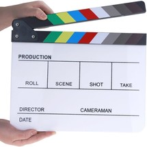 White 9X11X7 Inch/25X30 Cm Professional Movie Directors Clapboard, Photography - £27.17 GBP