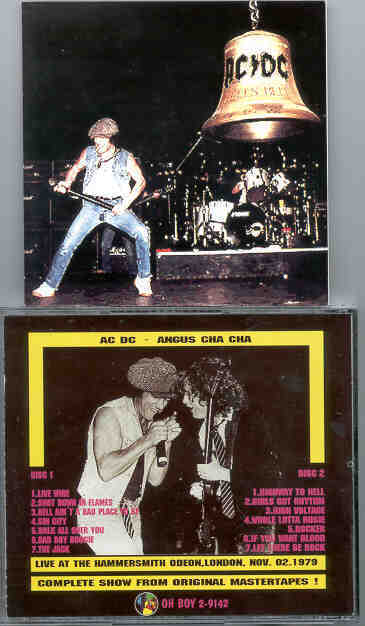 Ac-Dc - Angus Cha Cha ( 2 CD set ) ( Oh Boy Recs. )( Hammersmith Odeon ...