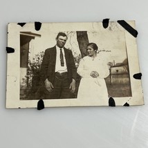 Kerrville Texas Antique Photo Kerr County Couple Man Woman 1919 Lonnie W... - $83.42 MXN