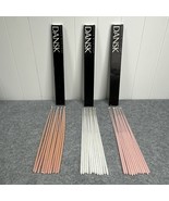 VTG Dansk Tiny Taper Candles 16” X 1/4” Lot of 3 Red, White, Blue Denmark - €25,72 EUR