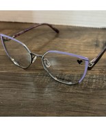 NEW Bebe BB5219 Eyeglasses Women Pastel Purple Silver 52-17 140 Frames Only - $75.11 CAD