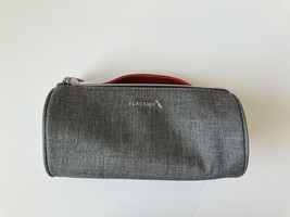 American Airlines Flagship First Class Grey &amp; Red Amenity Kit Bag New - $12.99