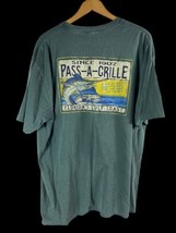 Pass a Grille Florida T Shirt Size XL Mens Comfort Colors Teal Green Cotton - £22.05 GBP