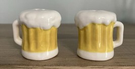 Beer Mug Salt And Pepper Shaker Set . New. - £7.21 GBP