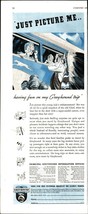 1938 Greyhound Bus Lines just picture me indian Print Ad nostalgic b9 - £19.24 GBP