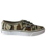 Vans Sneaker Mens 7 Atwood Canvas Camouflage Lace Up Low Top Green Brown... - $40.60 CAD