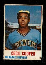 Vintage 1978 Baseball Card Hostess #119 Cecil Cooper Milwaukee Brewers Hand Cut - £5.37 GBP
