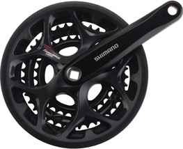Black Shimano Tourism A073 7/8-Speed 170Mm 30/39/50T Sq.Are Crankset. - £57.88 GBP