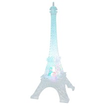 3 Leds Light Up Eiffel Tower Lamp - Color Changing Paris Decor For Bedroom Desk  - £23.96 GBP