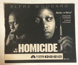 Homicide TV guide Print Ad Alfre Woodard Andre Braugher TV1 - £4.77 GBP