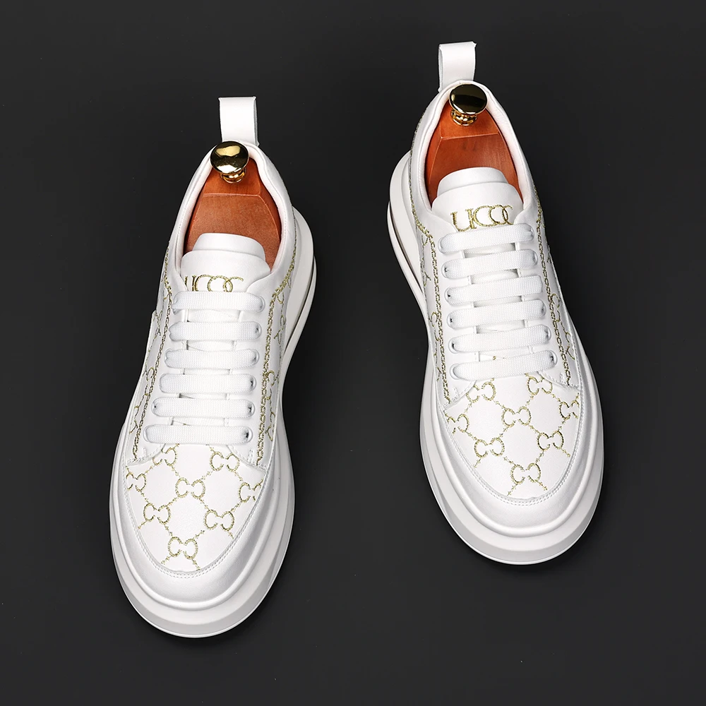 Air Cushion Flat Men&#39;s Summer Breathable Design Sneakers Trendy Brand Lu... - $160.80