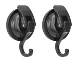 Heavy Duty Vacuum Wreath Cup Hook, Easy To Install And Remove,Black- Pla... - £19.91 GBP