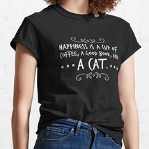  Happiness Is A Cup Of Coffee, A G Black Women Classic T-shirt - $16.50