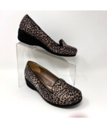 Soft Style Hush Puppies Womens Animal Print Textile Slip on Comfort Shoe... - $456.77 MXN