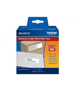 Brother DK2210 Continuous Length White Paper Tape for Making Labels - $53.73 CAD