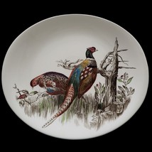 Vintage Mid Century Johnson Brothers Game Bird Oval Platter Pheasant Quail Plate - £91.93 GBP