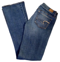 American Eagle Outfitter Jeans sz  4 L  Artist Super Stretch Denim Y2K V... - $19.75