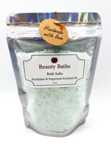 Eucalyptus &amp; Peppermint Bath Salts Epsom Salt bath soak body soak gift f... - $7.43