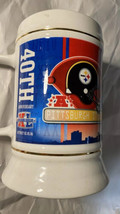 40th Super Bowl Anniversary Beer Mug Steelers / Seattle Seahawks   - £7.75 GBP