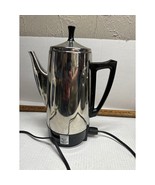 Presto Vintage Style Stainless Steel 12-Cup Coffee Maker Model 0281105 - $717.44 MXN