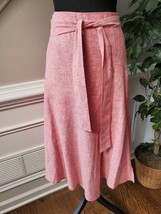 7th Avenue Women&#39;s Pink Linen 2 Pieces Casual Jacket (10)&amp; Skirt (12) - £34.37 GBP